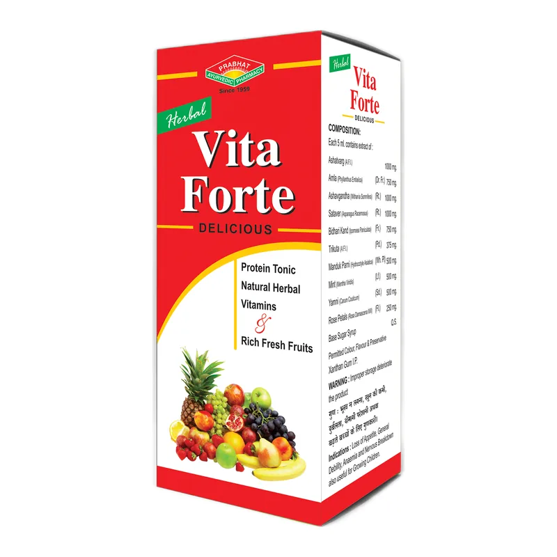 Herbal Vita Forte Syrup pack