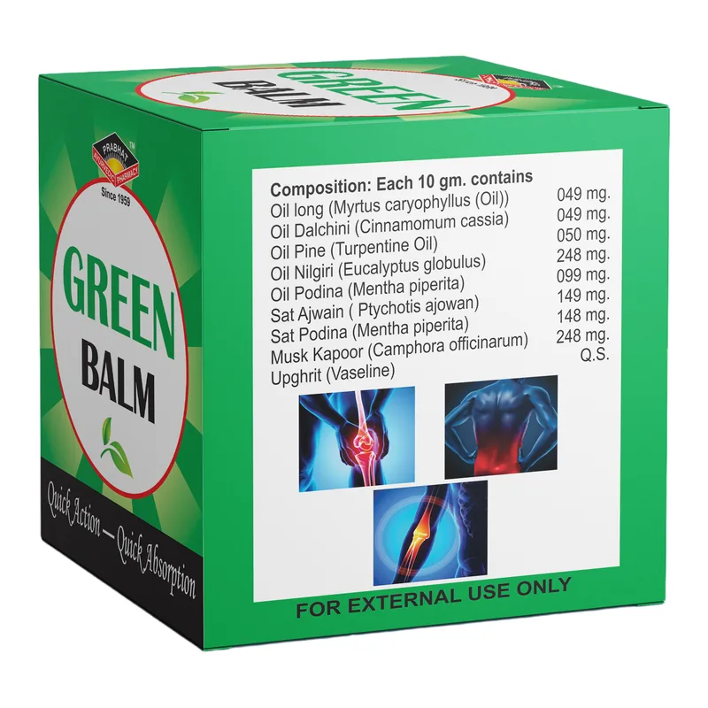 Prabhat Green Balm pack